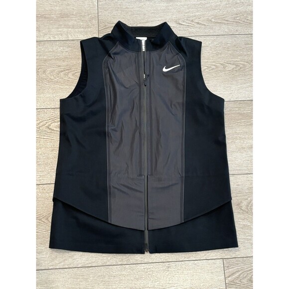 Nike Storm Fit ADV Sleeveless Zippered Vest Black New Women’s Small Golf Hiking - Picture 1 of 9